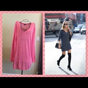 H&M Coral Sweater Dress Size L